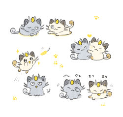 alolan meowth from pokemon