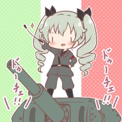 anchovy (girls und panzer) from girls und panzer by mitarashi neko