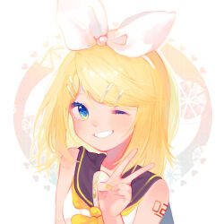 kagamine rin from vocaloid