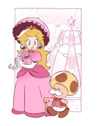 princess peach from super mario bros.