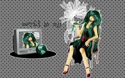 hatsune miku from vocaloid