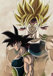 bardock from dragon ball by mocky art