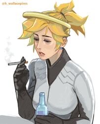 mercy (overwatch) from overwatch by wallace pires