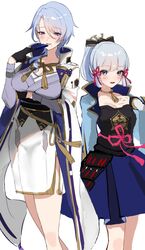 kamisato ayaka from genshin impact by yavalley