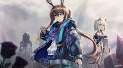 amiya (arknights) from arknights by seraphim throne