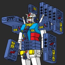 rx-78-2 from mobile suit gundam by sanpei3
