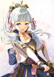 kamisato ayaka from genshin impact by funyariko