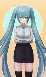 hatsune miku from vocaloid