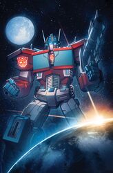 optimus prime from transformers