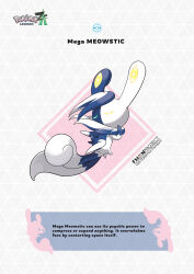 mega meowstic from pokemon by blawn z