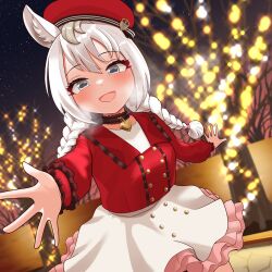 white thoroughbred (kemono friends) from kemono friends