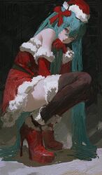 hatsune miku from christmas