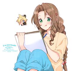 aerith gainsborough from final fantasy by krudears
