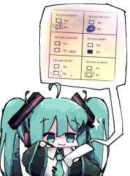 hatsune miku from vocaloid