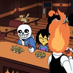 dogamy from undertale by skullsaltine