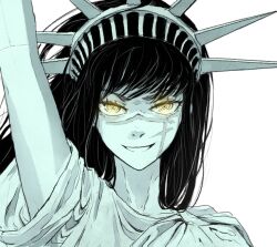 statue of liberty from chainsaw man by neas57