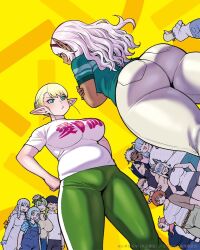 elf-san wa yaserarenai. fan art