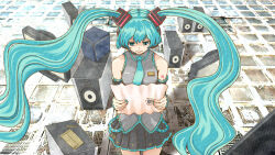 hatsune miku from vocaloid by cosmo (bousoup)