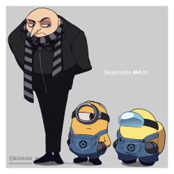 gru (despicable me) from among us by kiman