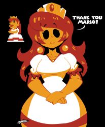 princess peach from super mario bros.