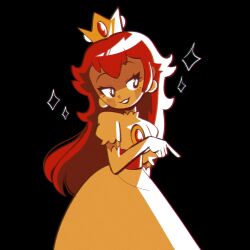 princess peach from super mario bros.