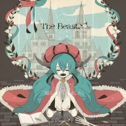 hatsune miku from the beast (vocaloid) by nijita18