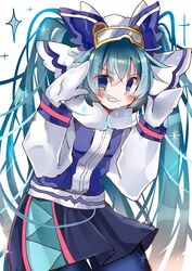 hatsune miku from vocaloid by shimashiro itsuki
