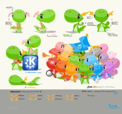 konqi from kde by tyson tan