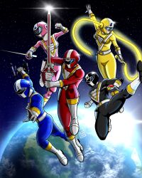 five black from chikyuu sentai fiveman