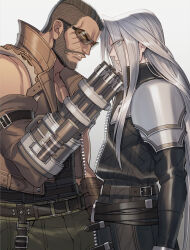 barret wallace from final fantasy by jou (mono)