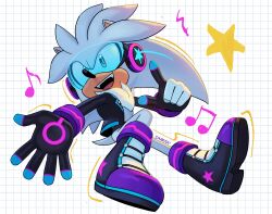 silver the hedgehog from sonic (series) by starrjoy