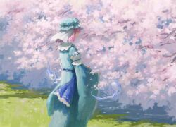 saigyouji yuyuko from touhou by fjsmu