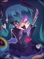 hatsune miku from monitoring (vocaloid)