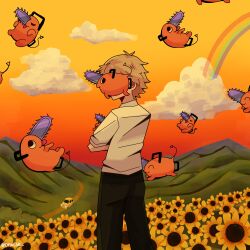 denji (chainsaw man) from chainsaw man