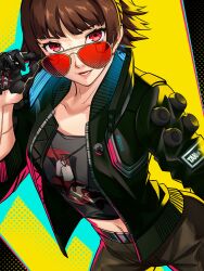 niijima makoto from cyberpunk (series) by wanderstillart
