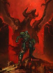doomguy from doom: the dark ages