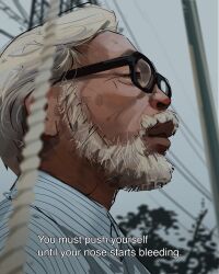 miyazaki hayao (person) from real life by sam yang