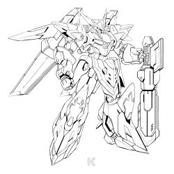 gespenst from super robot wars by kadej