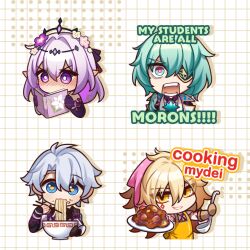 anaxa (honkai: star rail) from cooking mama