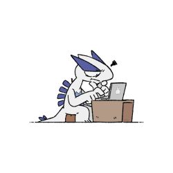 lugia from pokemon by plainwhite