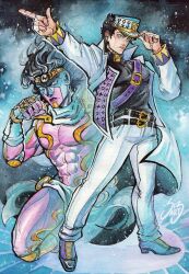 kujo jotaro from diamond wa kudakenai