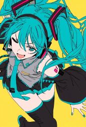 hatsune miku from vocaloid by meola