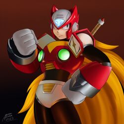 zero (mega man) from mega man (series) by animemaster