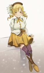 tomoe mami from mahou shoujo madoka magica by halorane