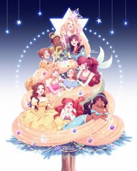 ariel (disney) from beauty and the beast (disney) by mizala