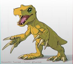 agumon from digimon by twarda8