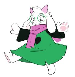 ralsei from deltarune by aqilysm