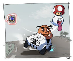 boo (mario) from mario kart by pikat