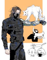 bucky barnes from captain america: the winter soldier by karmaho