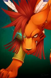 red xiii from final fantasy by just peachy